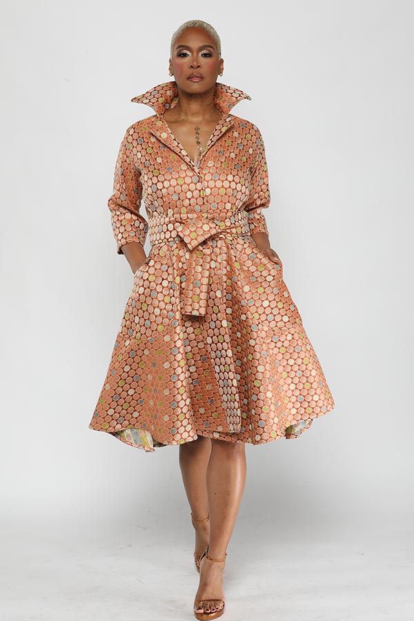 Women's Dress - Coppor DOTS